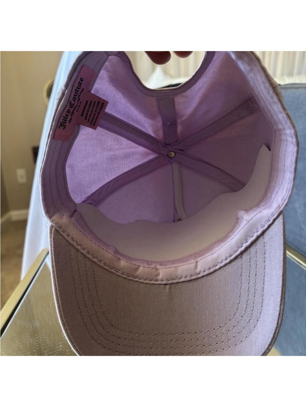 ( Juicy Couture) New Big Kids Lavender Trucker Hat - Picture 3 of 4